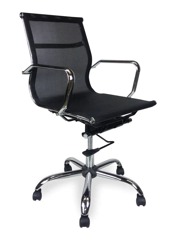 Calibre COC210 Designer Mesh Boardroom Office Chair - Low Back - Black