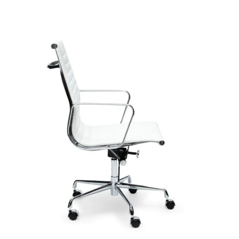 Calibre COC111 Leather Office Chair - White