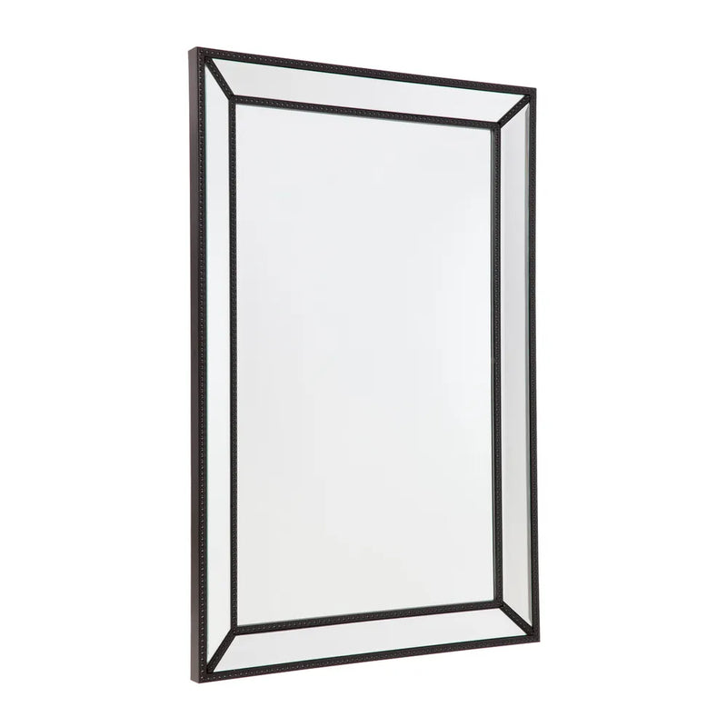 Zeta Wall Mirror - Medium Black