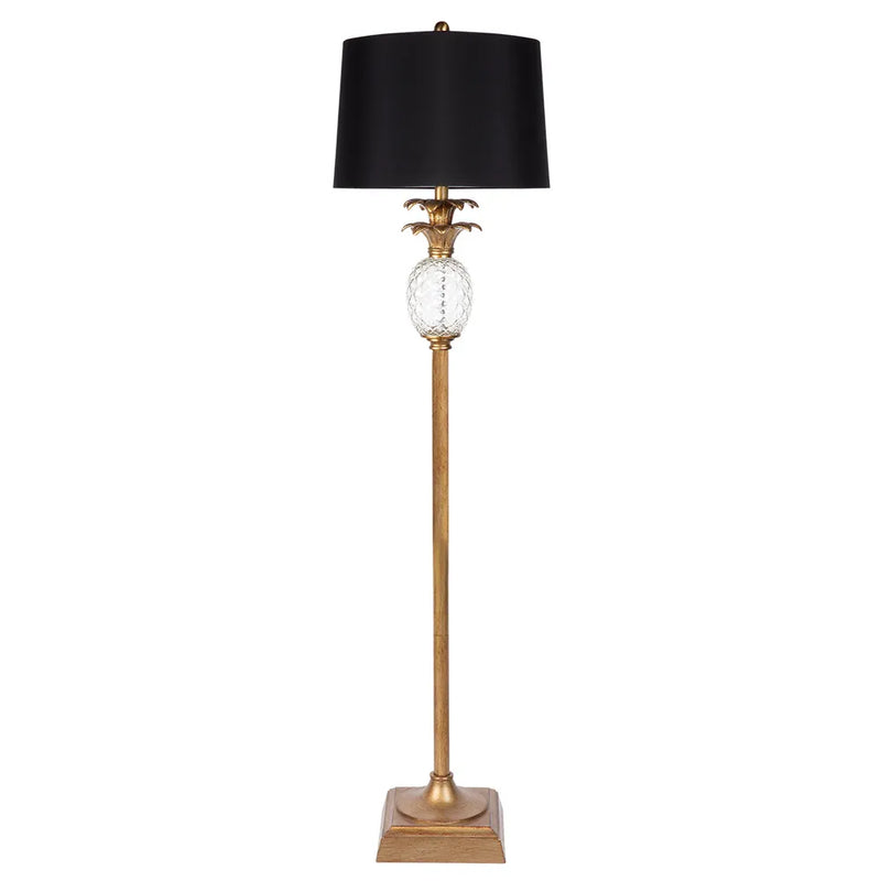 Langley Floor Lamp - Antique Gold