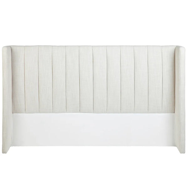 Central Park Queen Bedhead - Natural Linen