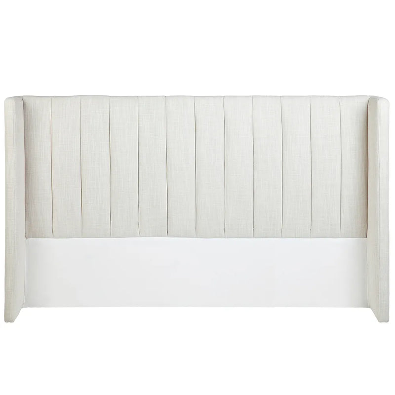 Central Park Queen Bedhead - Natural Linen