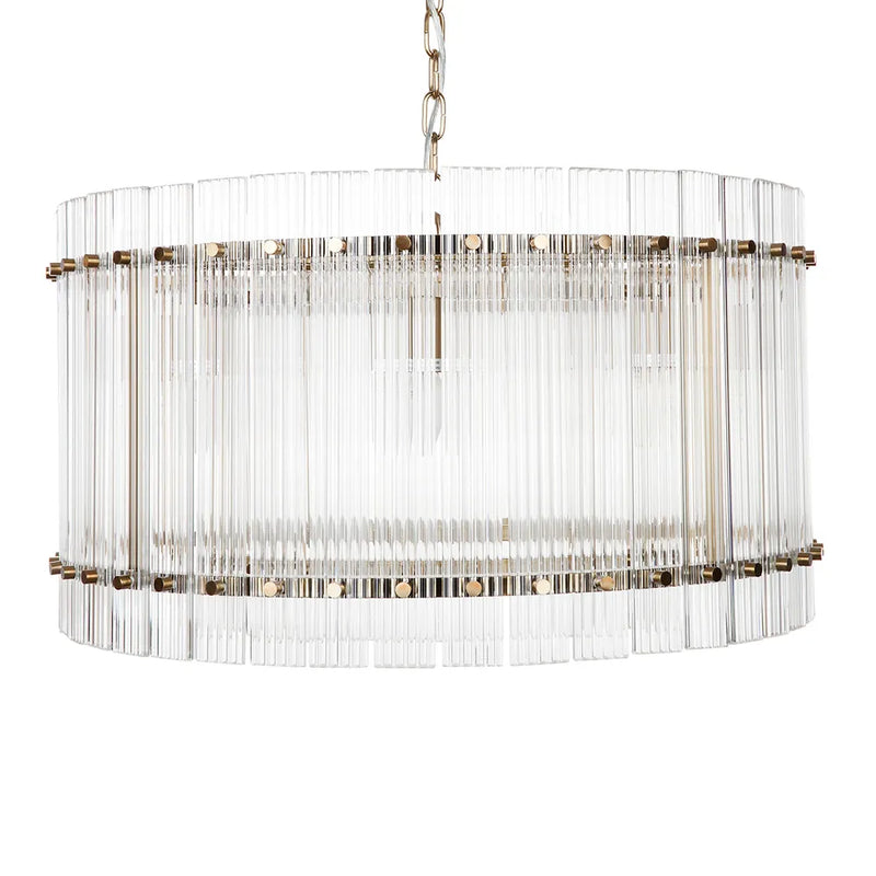 Paloma Pendant - Round Brass
