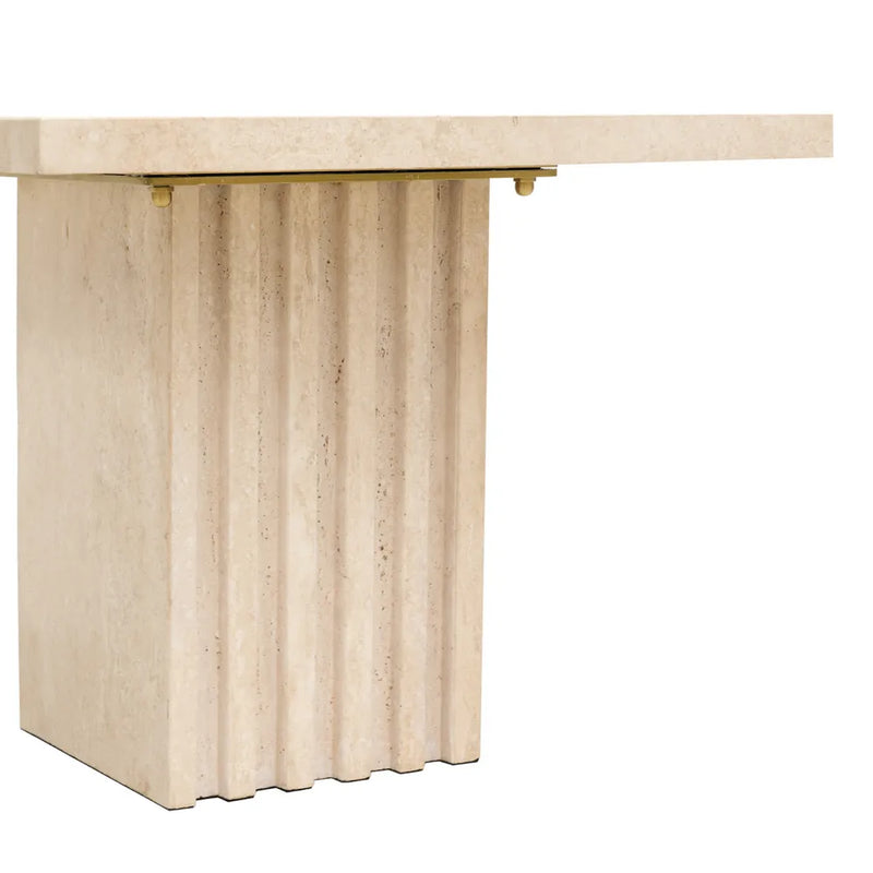 Atlas Travertine Coffee Table - Medium