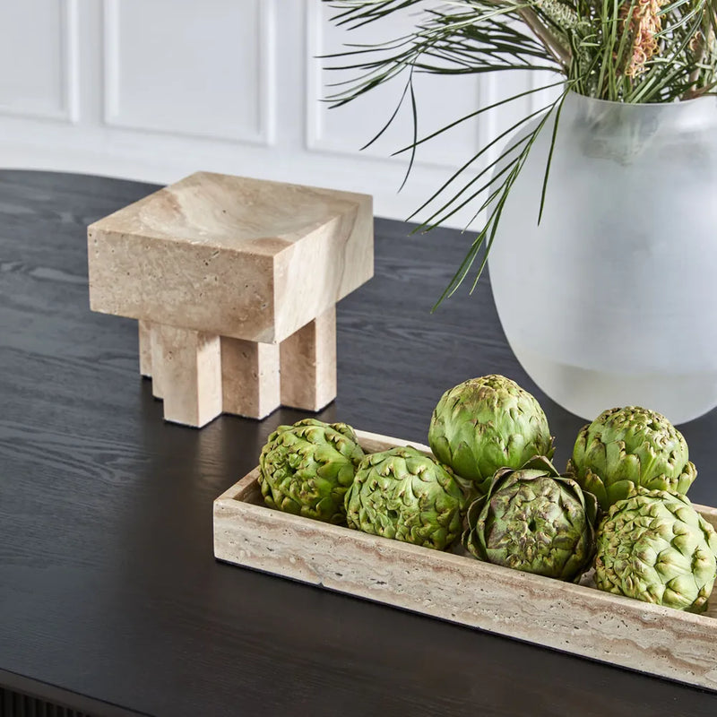 Odin Tray - Large Travertine