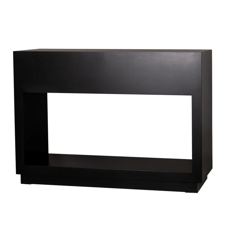Balmain Oak Console Table - Small Black