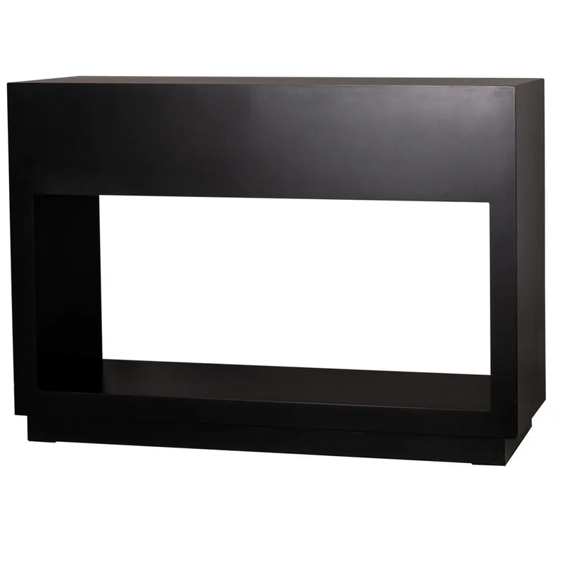 Balmain Oak Console Table - Large Black