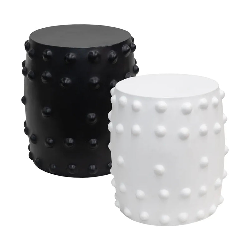 Otto Concrete Stool - White
