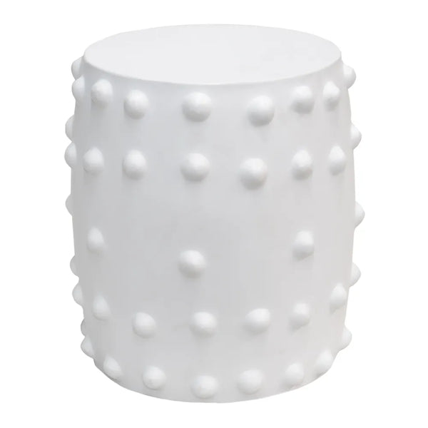 Otto Concrete Stool - White