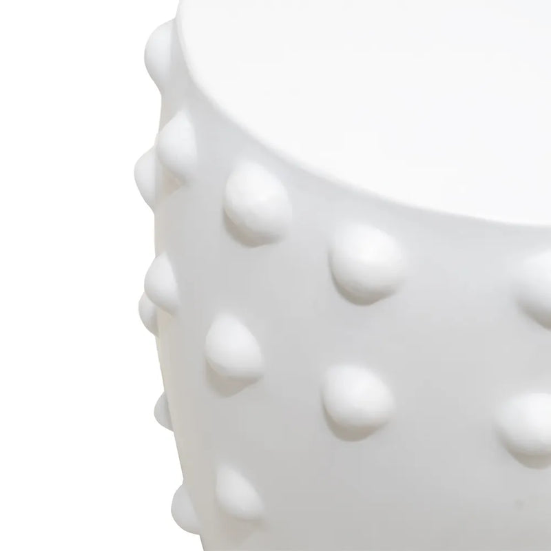 Otto Concrete Stool - White