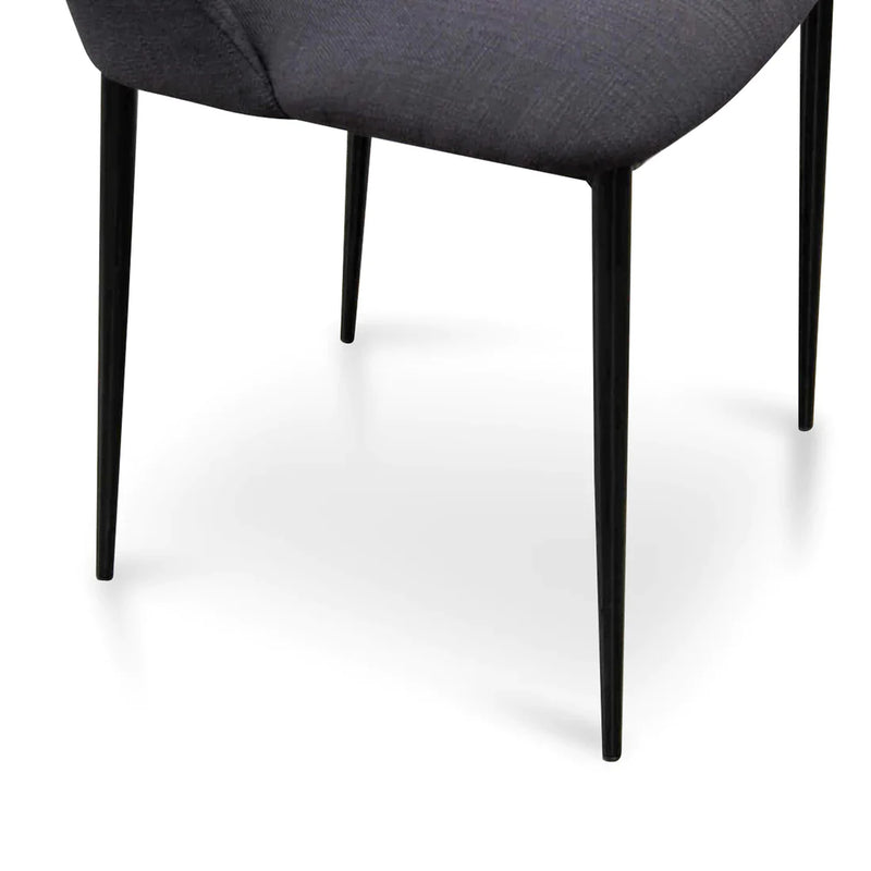 Calibre CDC947-SD Dining Chair - Charcoal Grey