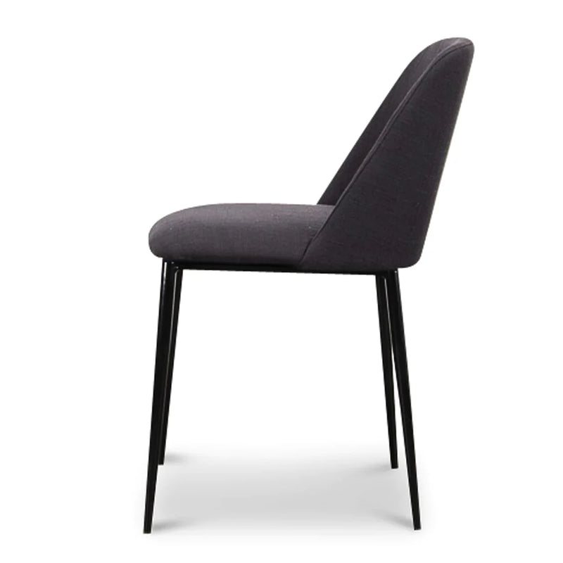Calibre CDC947-SD Dining Chair - Charcoal Grey