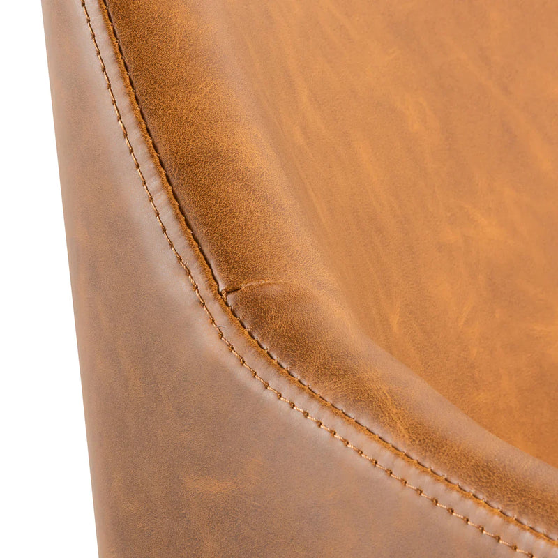 Calibre COC6195-LF Office Chair - Tan with White Base