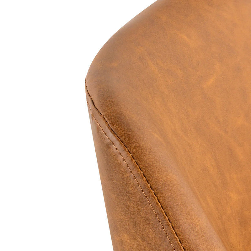 Calibre COC6195-LF Office Chair - Tan with White Base