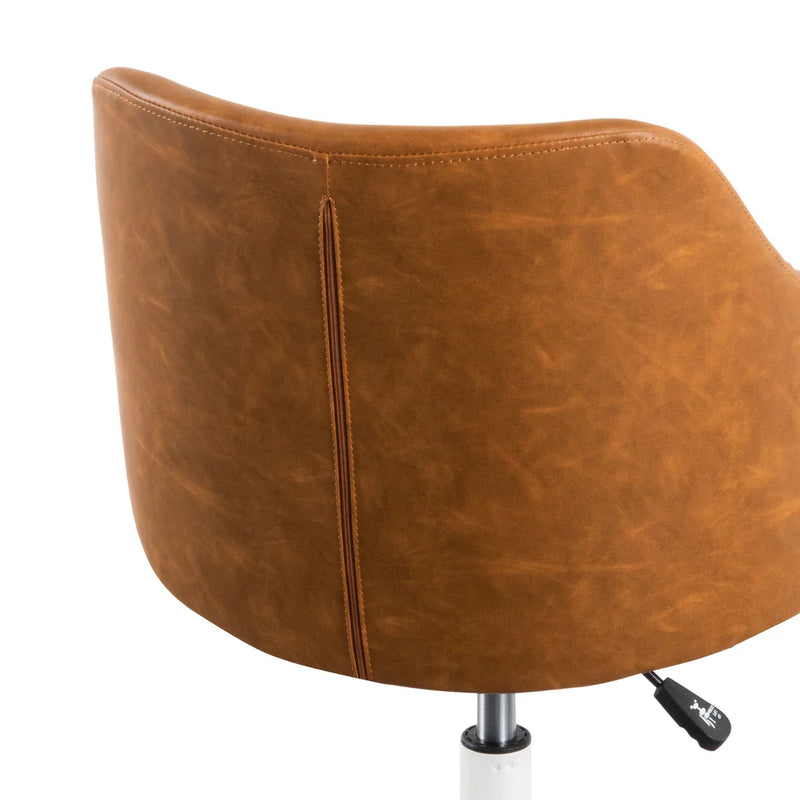 Calibre COC6195-LF Office Chair - Tan with White Base