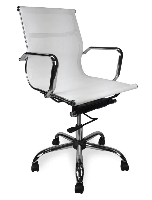 Calibre COC211 Designer Mesh Boardroom Office Chair - White