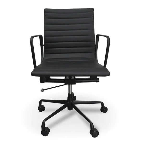 Calibre COC121 PU Leather Office Chair - Full Black