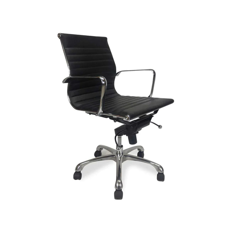 Calibre COC216 Leather Office Chair - Black