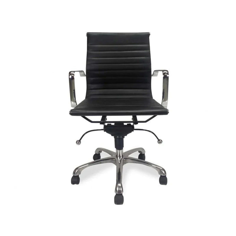 Calibre COC216 Leather Office Chair - Black