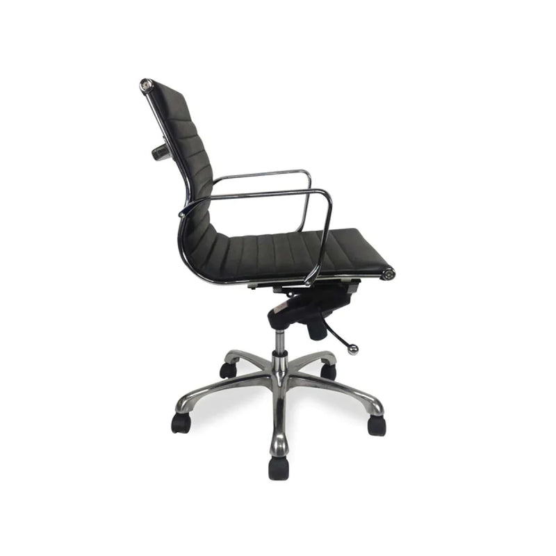 Calibre COC216 Leather Office Chair - Black