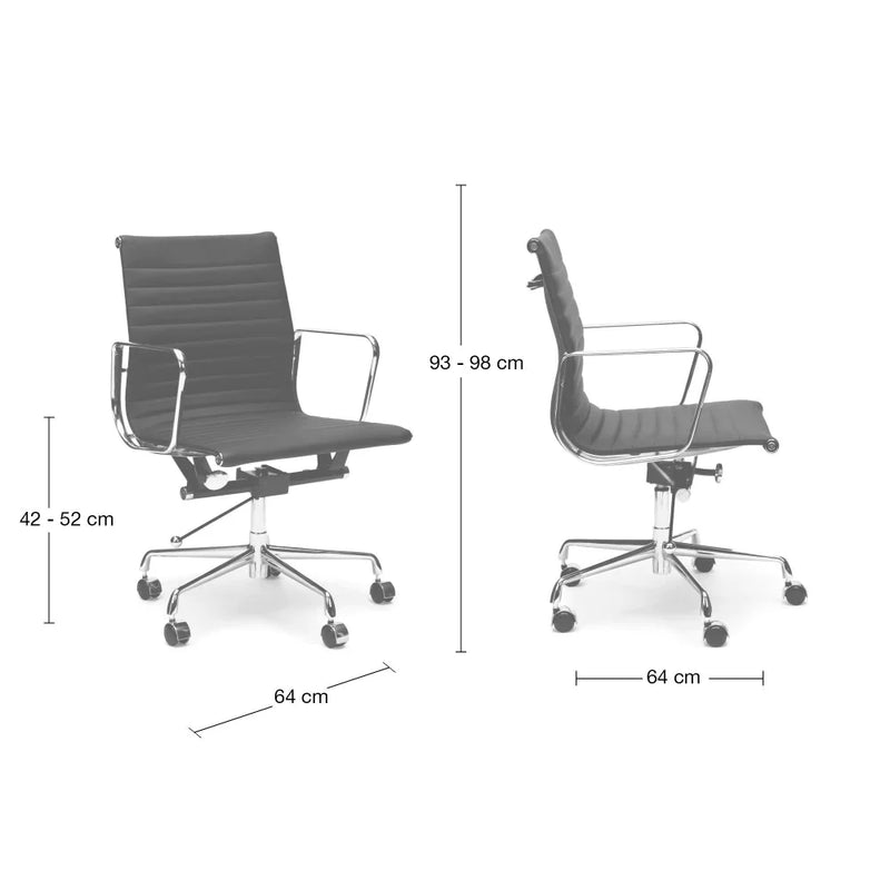 Calibre COC111 Leather Office Chair - White