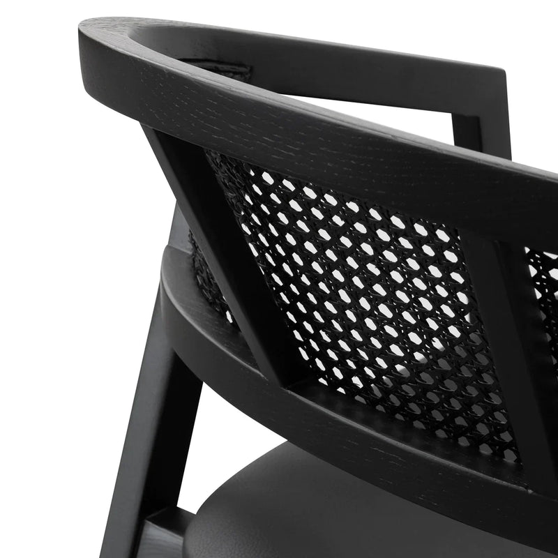 Calibre CDC6144-CU Wooden Dining Chair - Black