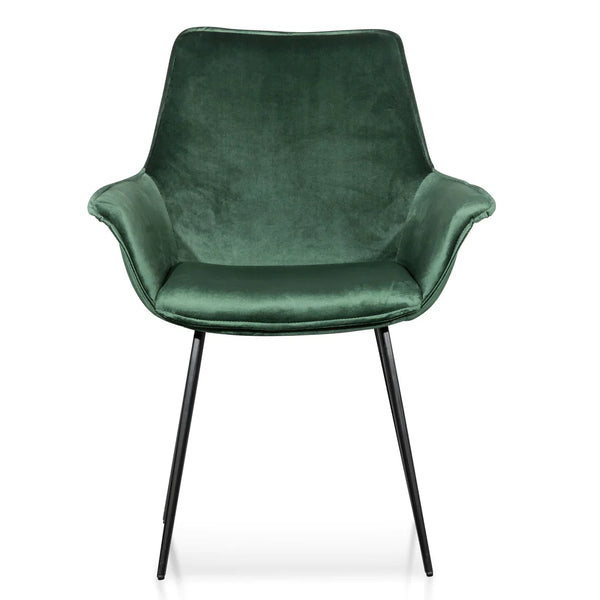 Calibre CDC6210-SE Dining Chair - Dark Green Velvet (Set of 2)