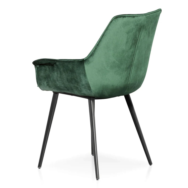 Calibre CDC6210-SE Dining Chair - Dark Green Velvet (Set of 2)