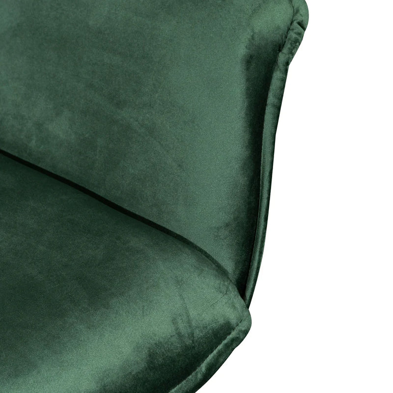Calibre CDC6210-SE Dining Chair - Dark Green Velvet (Set of 2)
