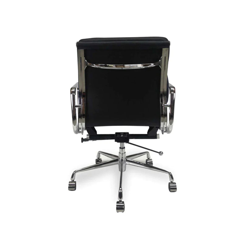 Calibre COC103 Low Back Office Chair - Black Leather