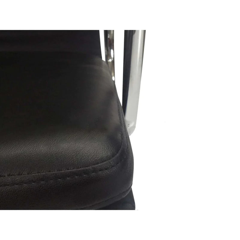 Calibre COC103 Low Back Office Chair - Black Leather