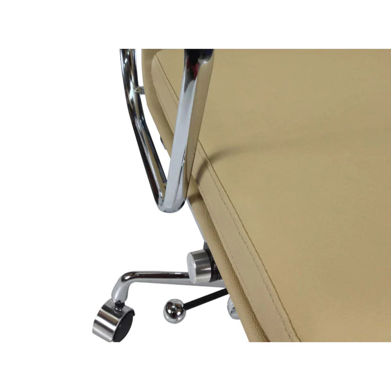 Calibre COC103B Low Back Office Chair - Light Brown Leather