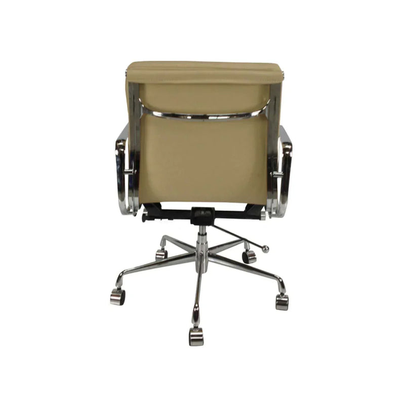 Calibre COC103B Low Back Office Chair - Light Brown Leather