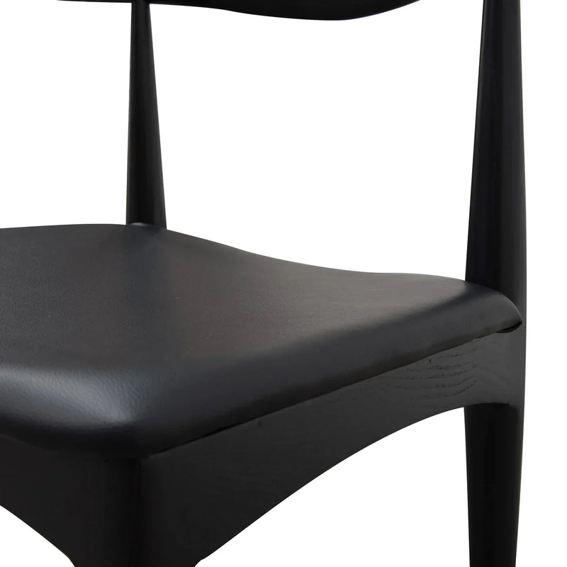 Calibre CDC183-SD Elbow Dining Chair -Black