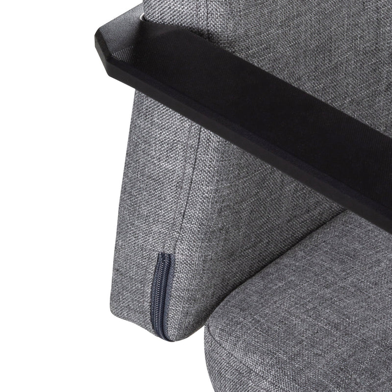 Calibre COC6197-LF Fabric Office Chair - Charcoal Grey with Black Base