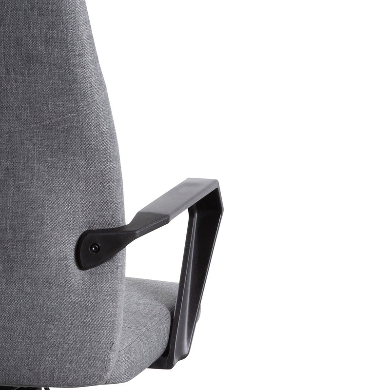 Calibre COC6197-LF Fabric Office Chair - Charcoal Grey with Black Base